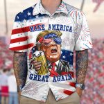 Trump Make America Great Again Trump Independence Day Hawaii Shirt