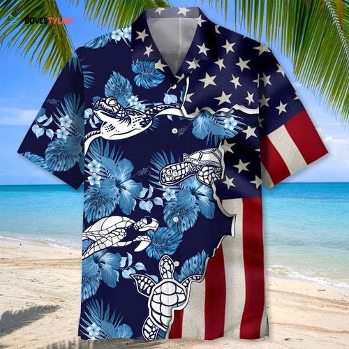 Turtle Beach Hawaiian Aloha Shirts Full Print, Hawaiian Beach Shirt For Travel Summer, Gift To Turtle Lovers