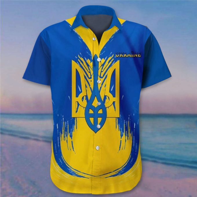 Ukraine Hawaiian Shirt Ukraine Coat Of Arms Of Hawaii Shirt Gifts Ideas For Friend