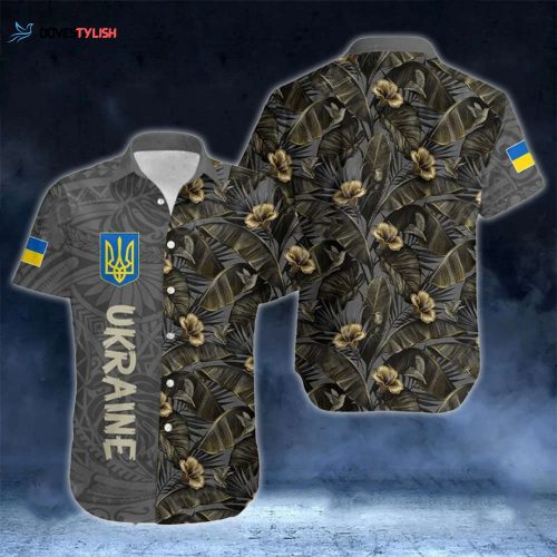 Ukraine Hawaii Shirt I Love Ukraine Hawaiian Button Up Shirt Gifts For Husband