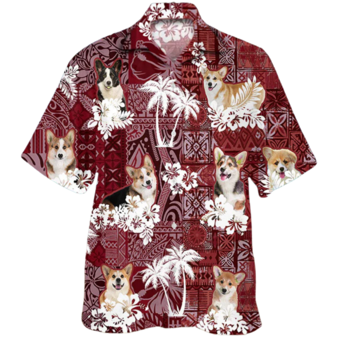 Welsh Corgi Hawaiian Shirt, Dog Corgi Hawaii Aloha Beach Shirt