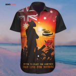 Anzac Red Poppy Hawaiian Shirt Anzac Day Apparel