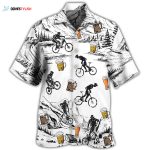 Beer I Like Beer And Moutain Bikes Hawaiian Shirt Men Women