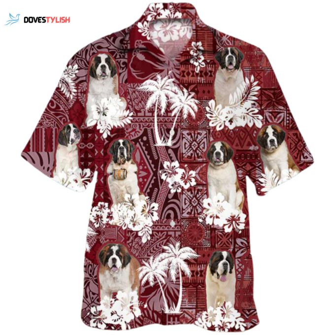 Bernard Hawaiian Shirt, Dog Hawaii Shirt