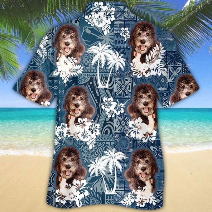 Bernedoodle Hawaiian Shirt, Hawaiian Dog Shirts For Dad, 3D Full Print Hawaii Dog Shirt For Mom