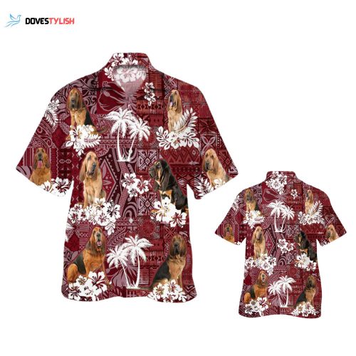 Black Angus Face Hibiscus Flower All Over Printed 3D Hawaiian Shirt