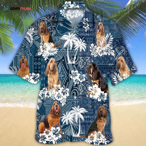 Blue Skull Hawaiian Shirt Short Sleeve Full Size