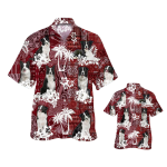 Border Collie Hawaiian Shirt, Pet Hawaiian Shirt For Men Women, Dog Lover Gifts