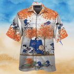 Buffalo Bills NFL Snoopy Charlie Brown Autumn Tree Hawaiian Shirt