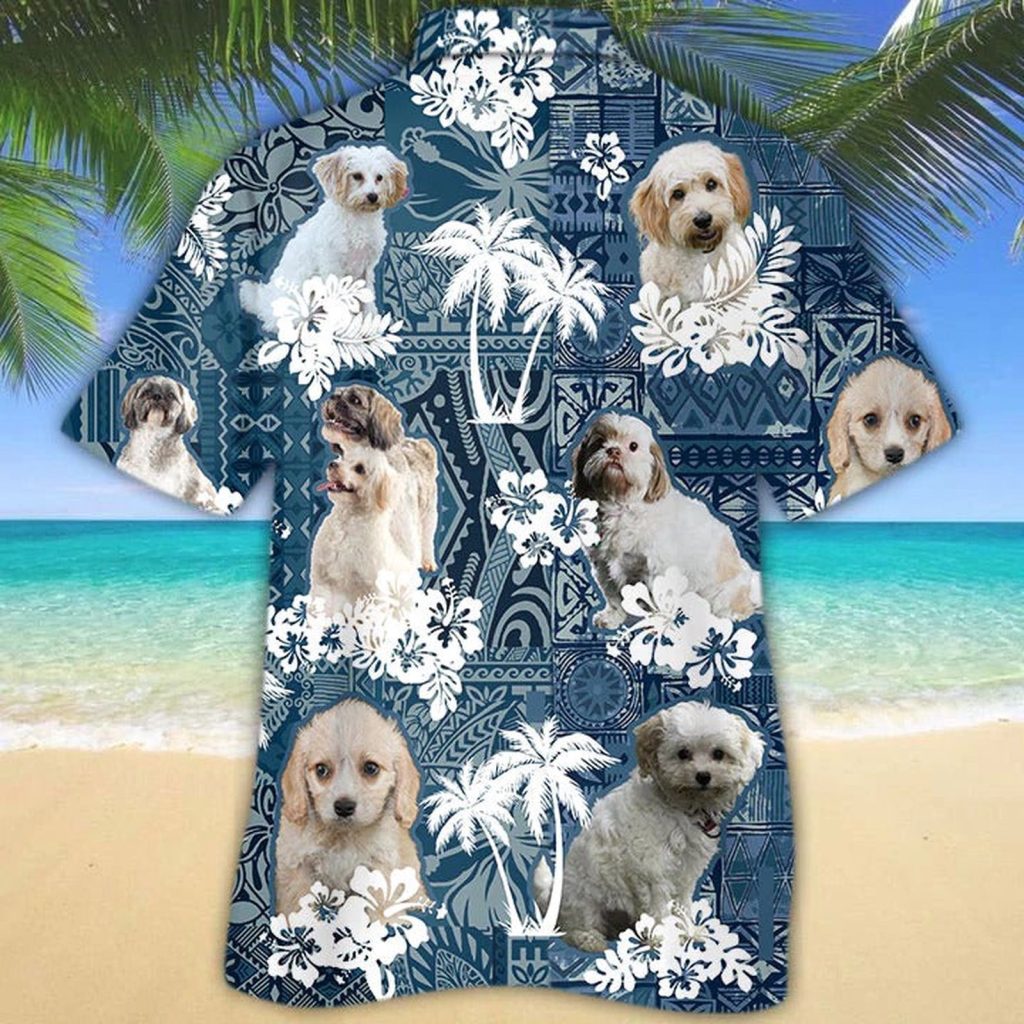 Cavachon Hawaiian Shirt, Hawaii Shirt Tropical For Summer Day, Gift To Dog Lovers