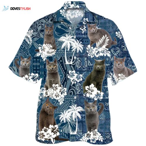 Chausie Hawaiian Shirt For Man And Woman, Aloha 3D Cat Shirts, Full Printed Cat Hawaiian Shirts