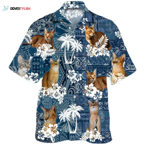 Chartreux Hawaiian Shirt, Cool Hawaiian Shirt For Cat Lovers, Cat Hawaii Aloha Beach Shirts, Cat Hawaiian