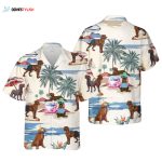 Chesapeake Bay Retriever Summer Beach Hawaiian Shirt, Cool Hawaii Shirt For Travel Summer