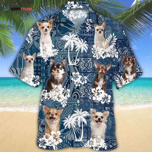 Chow Chow Hawaiian Shirt, Best Hawaii Shirt With Dog Red Tribal Pattern