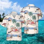 Chihuahua Summer Beach Hawaiian Shirt, Aloha Short Sleeve Dog In Hawaiian Shirts