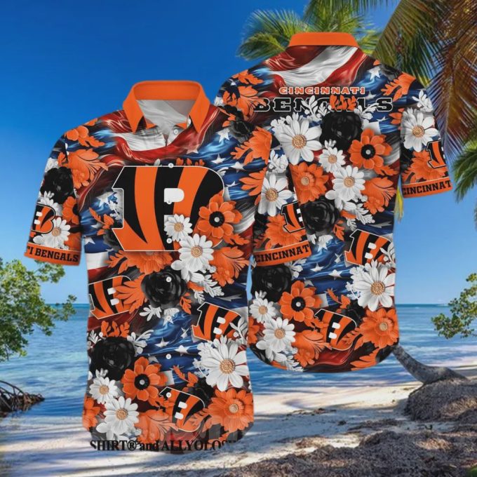 Cincinnati Bengals NFL Independence Day Hawaiian Shirt