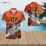 Cincinnati Bengals NFL Summer Team Logo Pattern Hawaiian Shirt