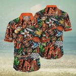 Cincinnati Bengals NFL Tiki Pattern Hawaiian Shirt