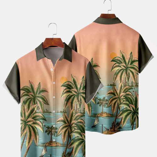 Cool Hawaiian Shirt, Short Sleeve Hawaiian Shirt, Gift For Him