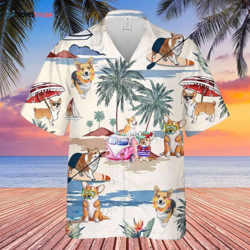 Cruising Dachshund Hawaiian Shirt – Gift For Cruise Trips – Dachshund And Cruise Pattern Trna