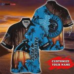 Custom Carolina Panthers NFL Tropical Island Hawaiian Shirt