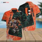 Custom Cincinnati Bengals NFL Aloha Logo Hawaiian Shirt