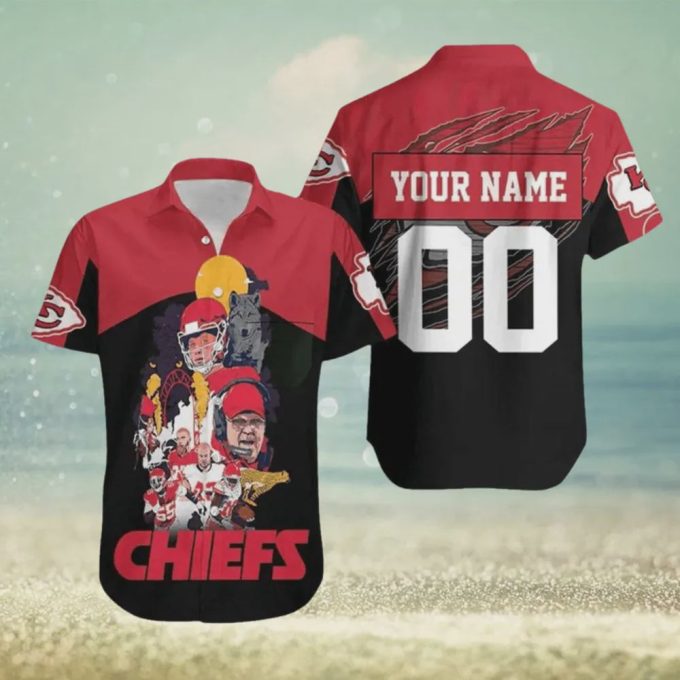 Custom Kansas City Chiefs Super Bowl Hawaiian Shirt