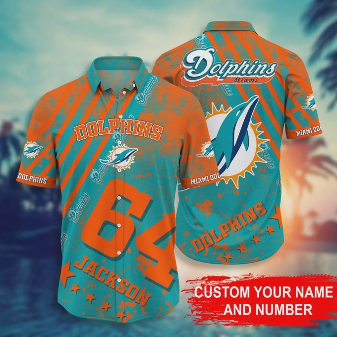 Custom Miami Dolphins NFL Style Hot Trending Hawaiian Shirt