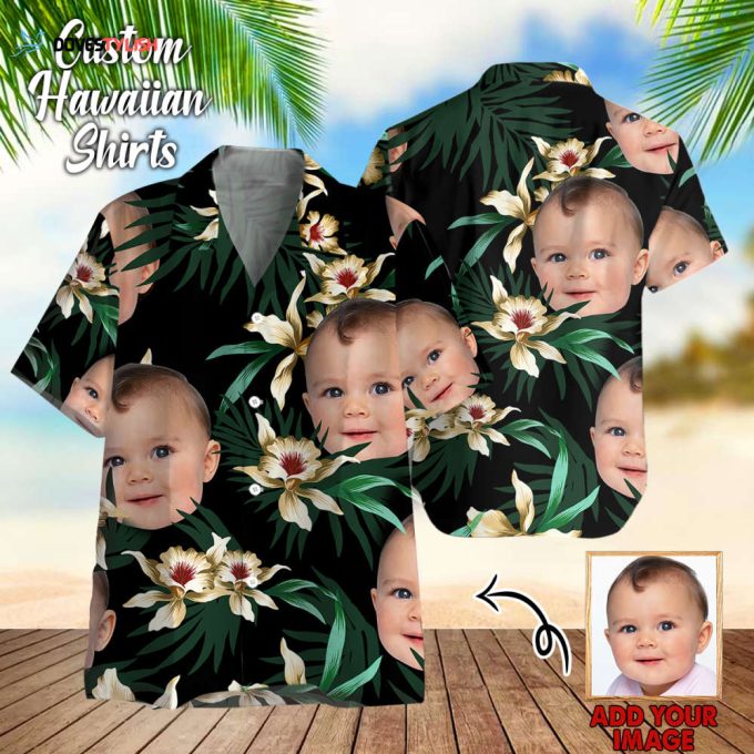 Custom Photo Unisex Gift Tee 2024Hawaiian Shirt