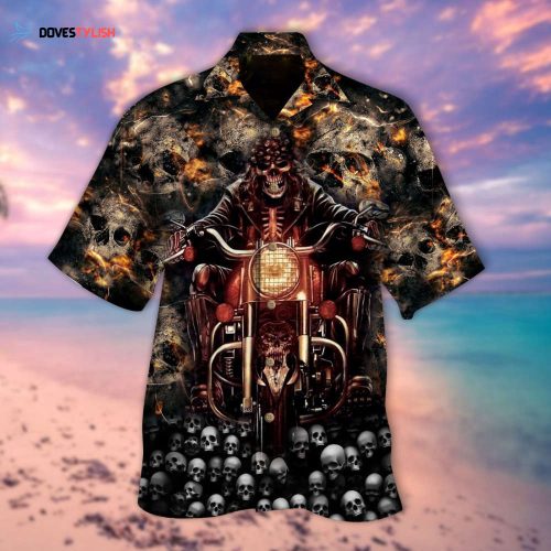 Customized Skull Hawaiian Shirt For A Barber, Barber Skull Hawaiian Shirts For Men And Women, Barber Gifts