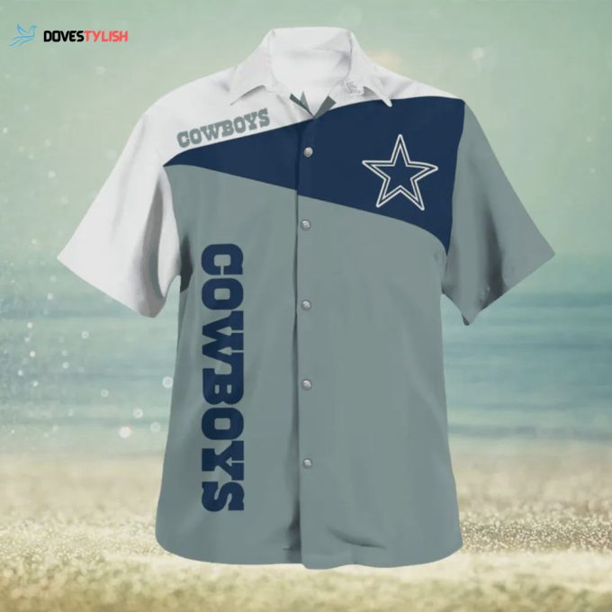 Dallas Cowboys NFL Logo Classic Hawaiian Shirt