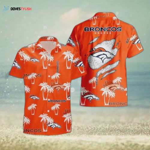 Denver Broncos NFL Mickey Mouse Hawaiian Shirt