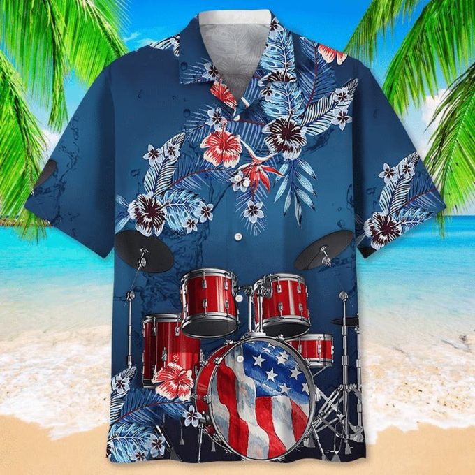 Drum Usa Hawaiian Shirt For Men And Woman, Aloha Beach Shirt For Dummers, Drum Lover Gifts