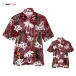 Dutch Shepherd Hawaiian Shirt, Hawaii Shirt Red Tribal For Dog Lovers