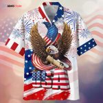 Eagle Usa Independence Day Aloha Hawaiian Shirt For Men And Women, Best 4Th Of July 3D Hawaii Shirt