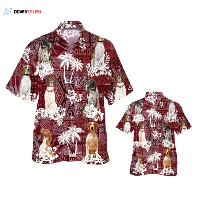 English Pointer Hawaiian Shirt, Pet Hawaii Shirt, Dog Lover Gifts