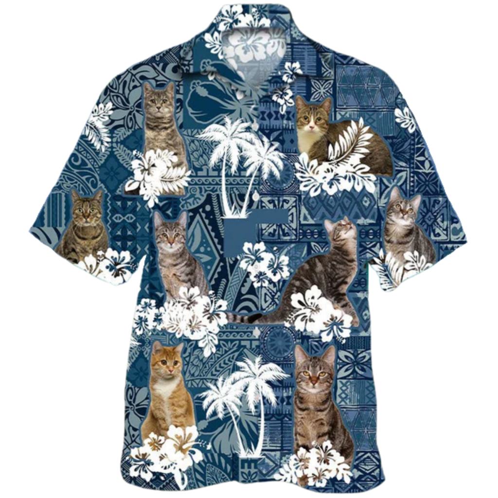 European Shorthair Hawaiian Shirt For Man And Woman, To Cat Lover, Cat Hawaiian Shirts