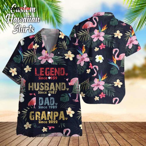 Floral Hawaiian Shirt, Short Sleeve Hawaii Shirt, Gift For Her