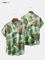 Floral Hawaiian Shirt, Short Sleeve Hawaii Shirt, Gift For Her