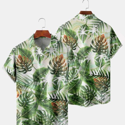 Flower Camping Hawaiian Shirt, Floral Tropical Hawaiian Shirt For Men Women, Camp Hawaiian Shirt