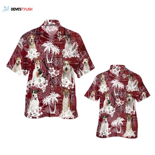 English Setter Hawaiian Shirt, Dog All Over Print Hawaii Shirt Short Sleeve