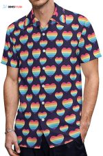 Gay Hawaiian Shirts, Gay Pride Hawaiian Shirt, Hawaiian Shirts For Women, Pride Hawaii Shirt