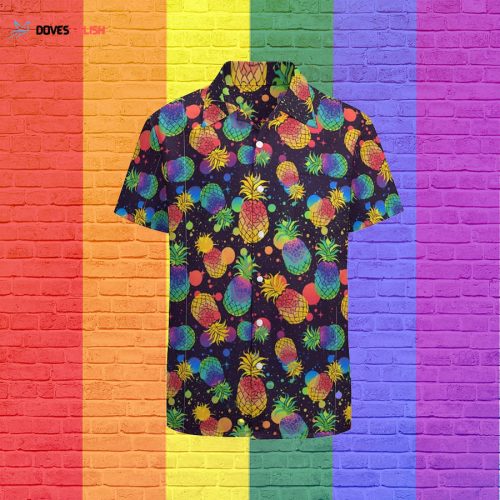 Gay Pride 3D Shirt, Love Is Love Happy LGBT Hawaiian Shirt, Pride Shirts