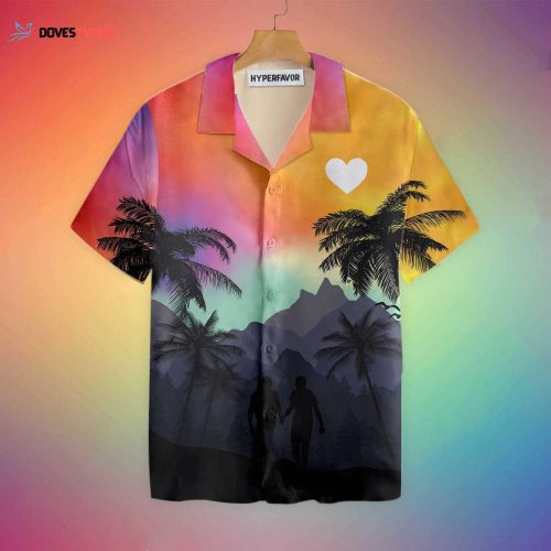 Gay Hawaiian Shirts, Gay Pride Hawaiian Shirt, Hawaiian Shirts For Women, Pride Hawaii Shirt