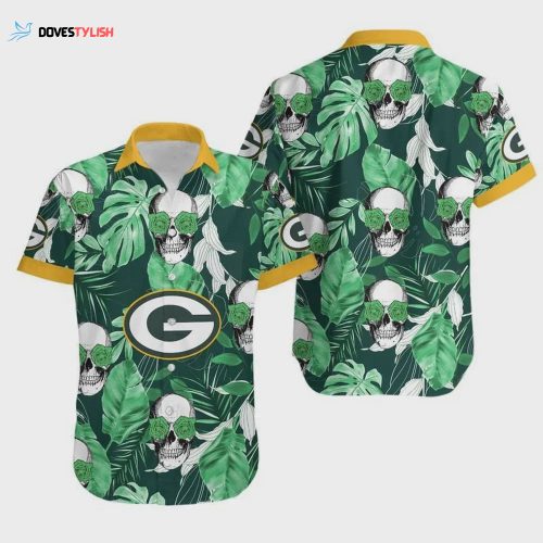 Denver Broncos NFL Tropical Flowers Orange Hawaiian Shirt