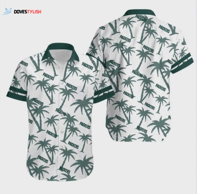 Green Bay Packers Coconut Tree Hawaiian Shirt