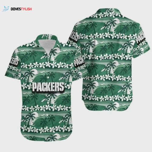 Custom Green Bay Packers Sugar Skull Hawaiian Shirt