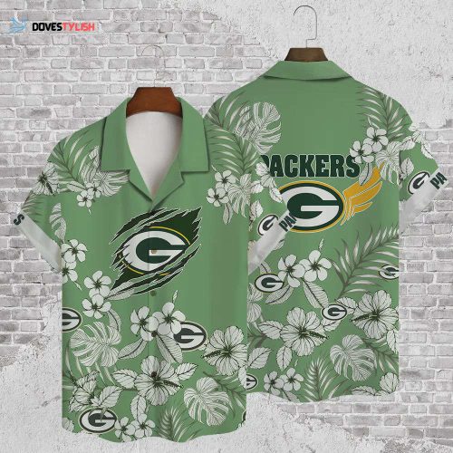 Green Bay Packers Aloha Style Hawaiian Shirt