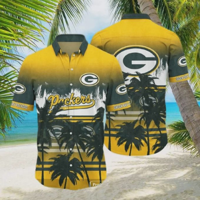 Green Bay Packers NFL Main Color Hawaiian Shirt