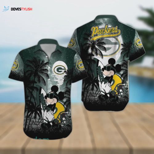 Green Bay Packers NFL Mickey Mouse Hawaiian Shirt